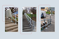 Rigert inclined platform lift in Wilen, Canton Thurgau