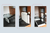 Rigert inclined platform lift makes restaurant accessible