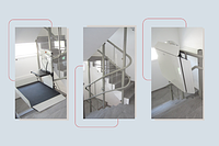 Inclined platform lift provides access to commercial building in Bex